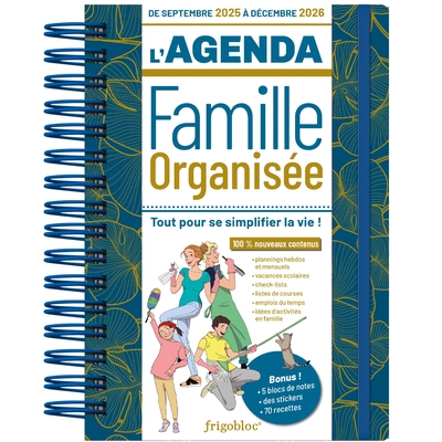 L´AGENDA 2026 DE LA FAMILLE ORGANISEE ! (DE SEPT. 2025 A DEC. 2026)