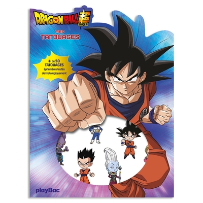 DRAGON BALL SUPER - MES TATOUAGES EPHEMERES - + DE 50 TATOUAGES