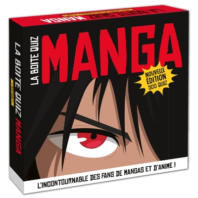 BOITE QUIZ MANGA - NOUVELLE EDITION - 500 QUIZ