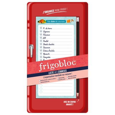 FRIGOBLOC - LISTES DE COURSES - L´ORGANISATION FAMILIALE SUR MESURE