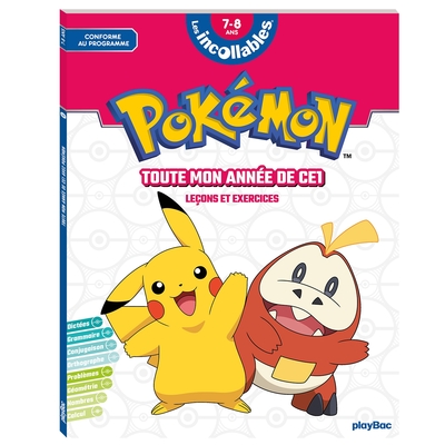 INCOLLABLES - POKEMON - TOUTE MON ANNEE DE CE1