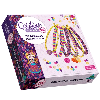 MINIMIKI - BRACELETS FETE MEXICAINE - CREATIONS DU MONDE - 6 BRACELETS A REALISER