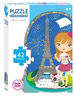 MINIMIKI - PUZZLE ETINCELANT - EMMA A PARIS