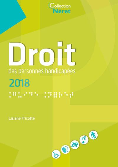 DROIT DES PERSONNES HANDICAPEES 2018