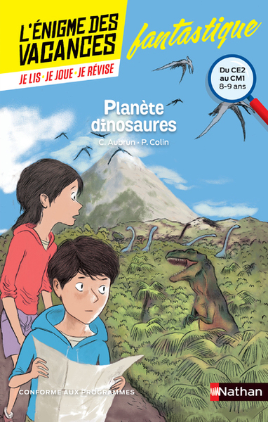 L´ENIGME DES VACANCES DU CE2 AU CM1 PLANETE DINOSAURES