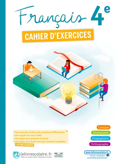 FRANCAIS 4E - CAHIER, EDITION 2022