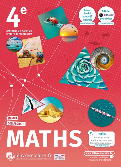 MATHEMATIQUES 4E, EDITION 2022