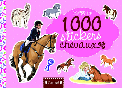 1 000 STICKERS CHEVAUX