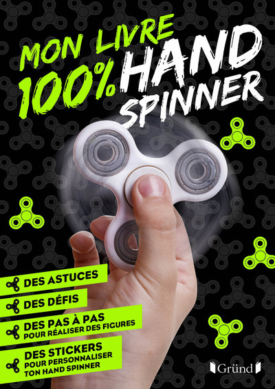 MON LIVRE 100 % HAND SPINNER AVEC 70 STICKERS DECO