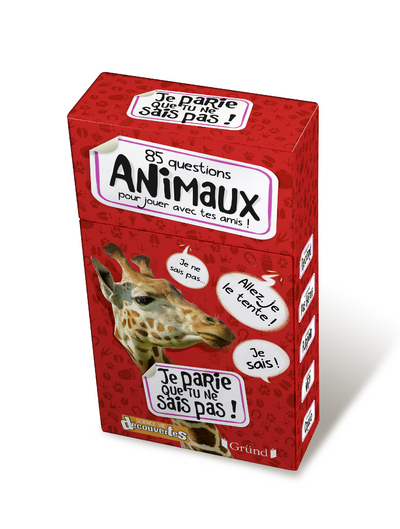 BOITE A QUESTIONS ANIMAUX SCIENCES & VIE DECOUVERTES