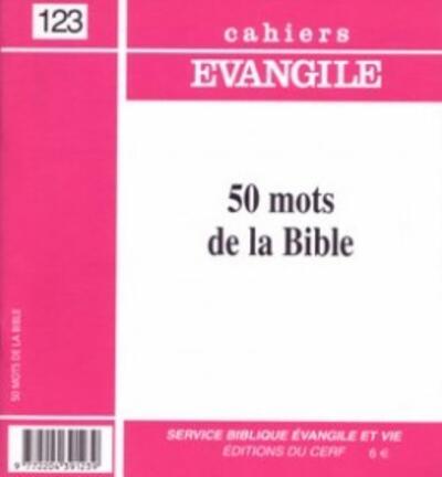 50 MOTS DE LA BIBLE CE123