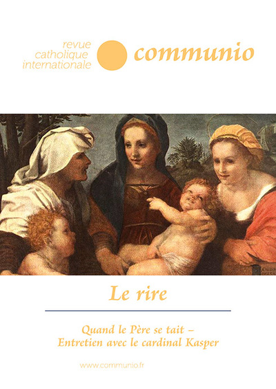 RIRE NO 394 REVUE COMMUNIO - REVUE CATHOLIQUE INTERNATIONALE COMMUNIO