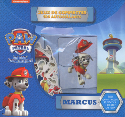 MARCUS - LA PAT´ PATROUILLE - JEUX DE GOMMETTES - 100 AUTOCOLLANTS