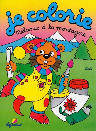 MELANIE A LA MONTAGNE - JE COLORIE