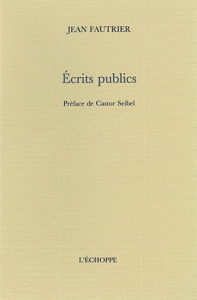 ECRITS PUBLICS