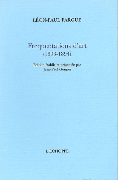 FREQUENTATIONS D'ART