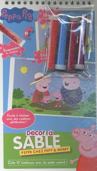 PEPPA CHEZ PAPY MAMY - DECOR A SABLE