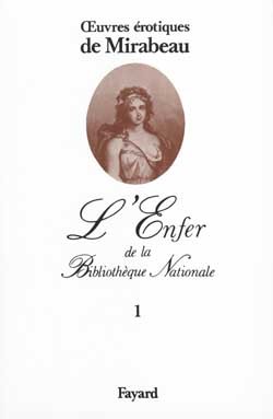 OEUVRES EROTIQUES - L´ENFER DE LA BIBLIOTHEQUE NATIONALE-  POD COMPTE FERME !!!!!!!!!!!