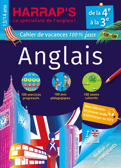 HARRAP´S CAHIER DE VACANCES ANGLAIS 4EME
