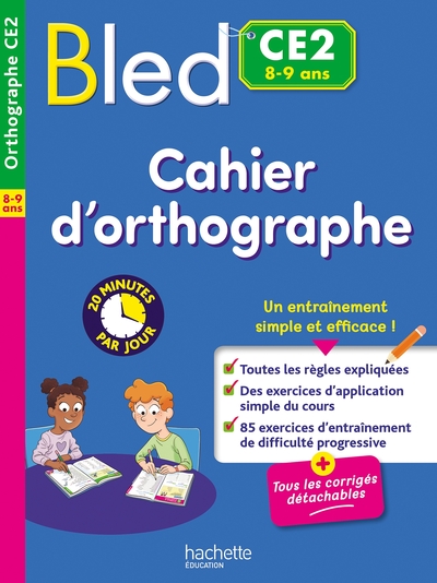 BLED CAHIER D´ORTHOGRAPHE CE2
