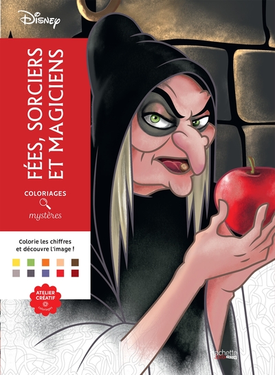 COLORIAGES MYSTERES DISNEY - FEES, SORCIERS ET MAGICIENS