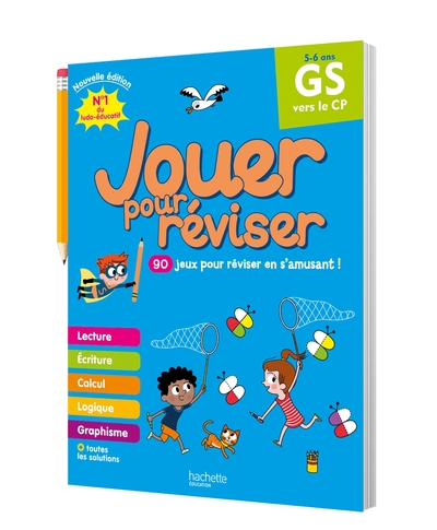 JOUER POUR REVISER - DE LA GRANDE SECTION AU CP 5-6 ANS - CAHIER DE VACANCES 2025