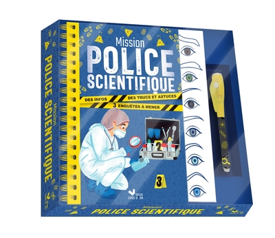 MISSION POLICE SCIENTIFIQUE - COFFRET AVEC ACCESSOIRES