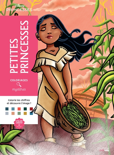 COLORIAGES MYSTERES DISNEY - PETITES PRINCESSES