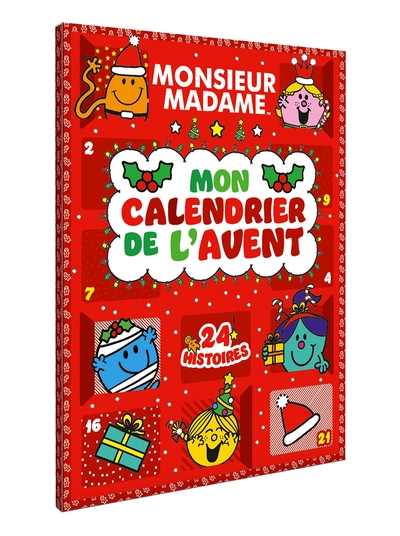 LES MONSIEUR MADAME - CALENDRIER DE L´AVENT 2024 - CALENDRIER DE L´AVENT - 24 HISTOIRES