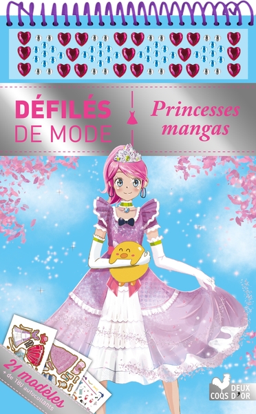 PRINCESSES MANGAS - BLOC SPIRALE