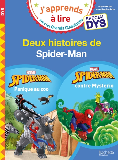 DISNEY - MARVEL - DEUX HISTOIRES DE SPIDER-MAN - SPECIAL DYS (DYSLEXIE)
