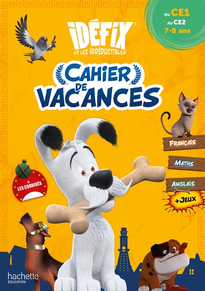 IDEFIX - CAHIER DE VACANCES 2024 - CE1 / CE2