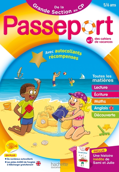 PASSEPORT MATERNELLE - DE LA GRANDE SECTION AU CP (5-6 ANS)