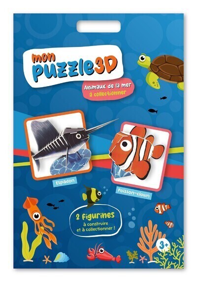 MON PUZZLE 3D - ANIMAUX DE LA MER - VOLUME 01