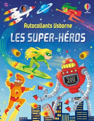 SUPER-HEROS - PREMIERS AUTOCOLLANTS - DES 3 ANS