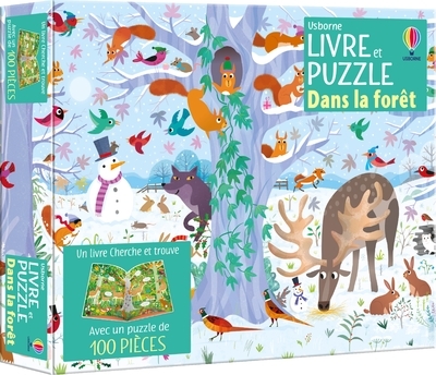 DANS LA FORET - COFFRETS LIVRE ET PUZZLE - DES 5 ANS