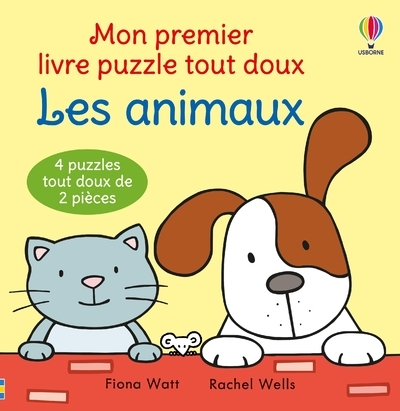 LES ANIMAUX - MON PREMIER LIVRE PUZZLE TOUT DOUX - DES 1 AN