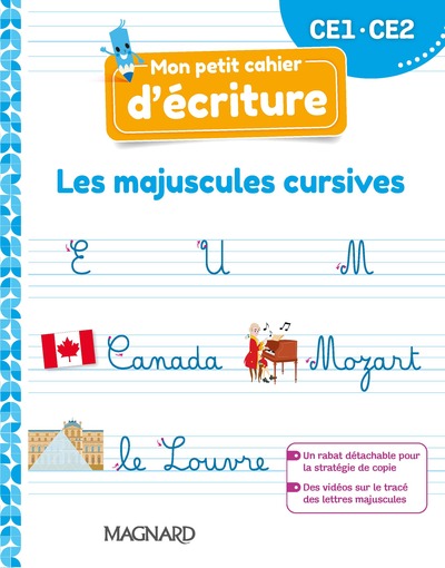 MON PETIT CAHIER D´ ECRITURE CE1 / CE2 : LES MAJUSCULES CURSIVES (2022) - CAHIER