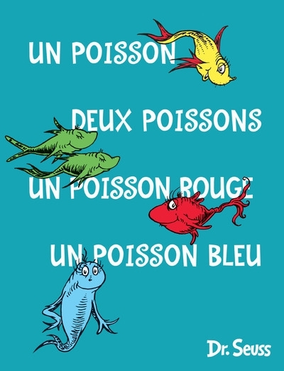 POISSON DEUX POISSONS UN POISSON ROUGE UN POISSON BLEU