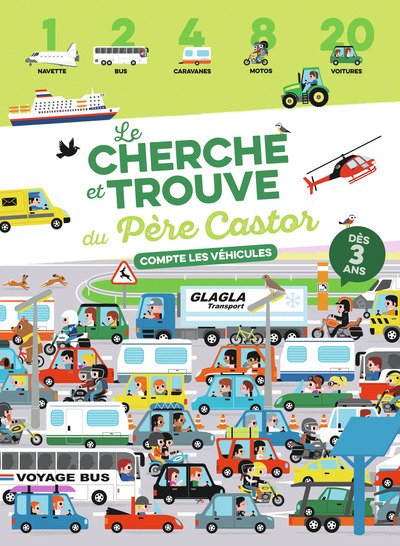 CHERCHE ET TROUVE DU PERE CASTOR - COMPTE LES VEHICULES