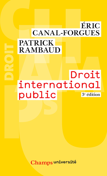 DROIT INTERNATIONAL PUBLIC