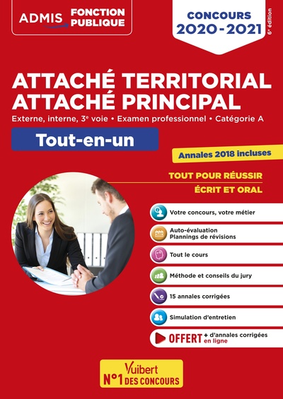 ATTACHE TERRITORIAL ATTACHE PRINCIPAL CONCOURS 2020-2021 TOUT-EN-UN