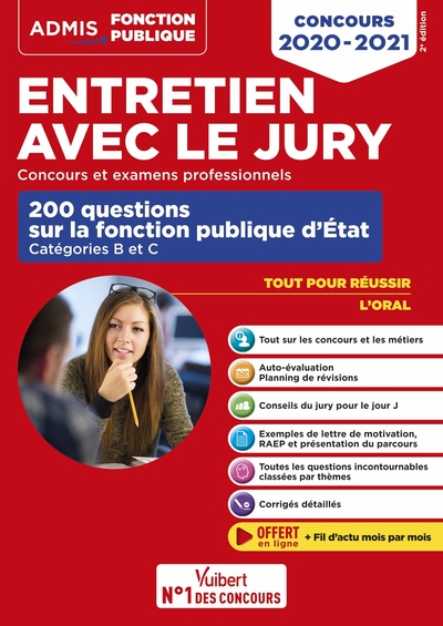 ENTRETIEN AVEC LE JURY - 200 QUESTIONS SUR LA FONCTION PUBLIQUE D´ETAT - CA