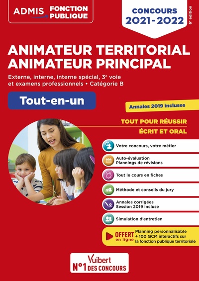 ANIMATEUR TERRITORIAL ET ANIMATEUR PRINCIPAL CONCOURS CATEGORIE B - EXTERNE