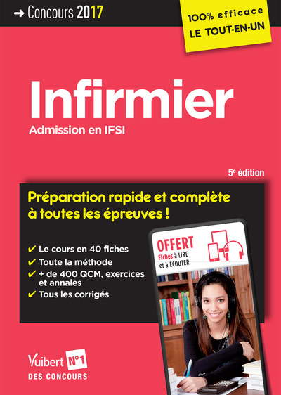 CONCOURS 2017 INFIRMIER ADMISSION IFSI PREPARATION RAPIDE 5E ED. 2016