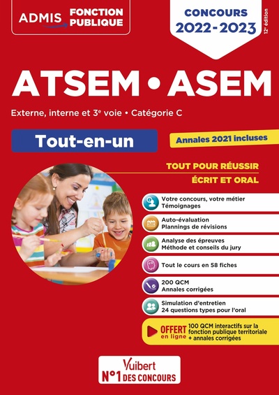 CONCOURS ATSEM ET ASEM - CATEGORIE C - TOUT-EN-UN - AGENT (TERRITORIAL) SPE