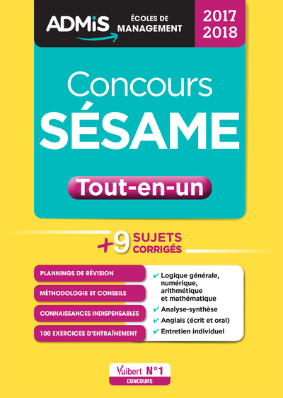 CONCOURS SESAME TOUT EN UN 2017 - 2018