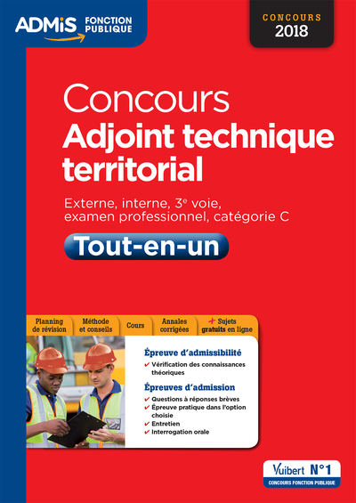 CONCOURS 2018 ADJOINT TECHNIQUE TERRITORIAL CAT C TT EN UN