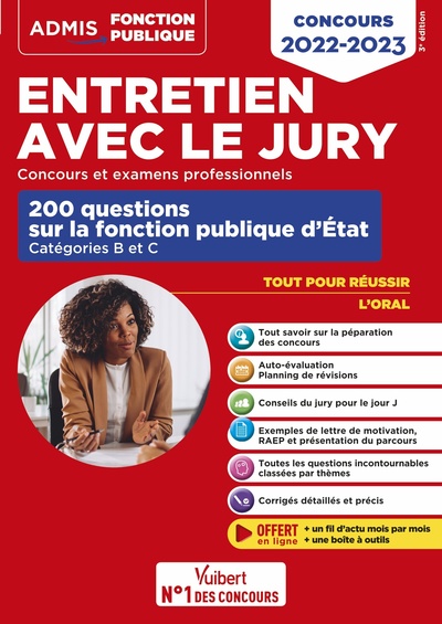 ENTRETIEN AVEC LE JURY - 200 QUESTIONS SUR LA FONCTION PUBLIQUE D´ETAT - CA