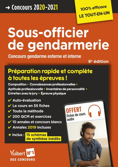 CONCOURS SOUS-OFFICIER DE GENDARMERIE - CATEGORIE B - PREPARATION RAPIDE ET CO